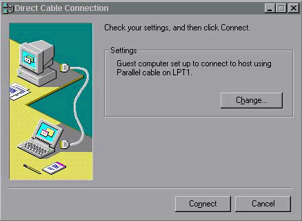 Image of the Direct Cable Connect Client