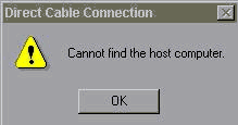 Error: Cannot Find the Host Computer